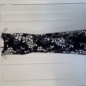 Lovely Floral Jersey Midi Dress